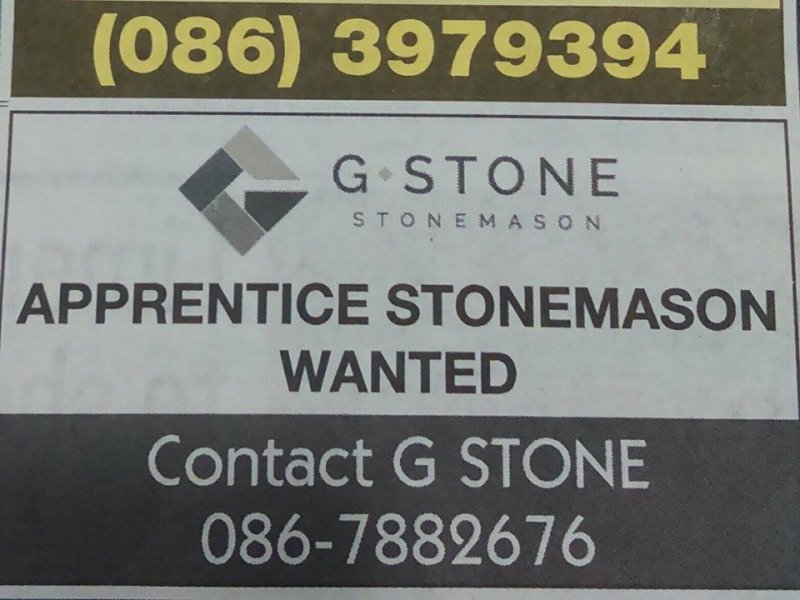 The Limerick Leader: Apprentice Stonemason
