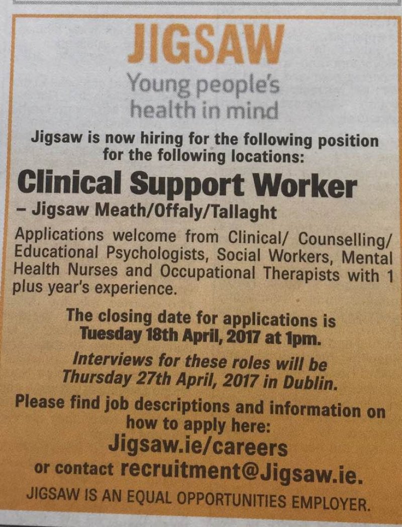 Midland Tribune - Clinical Support Worker