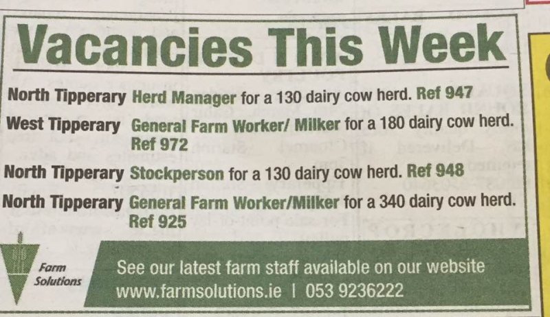Tipperary Star - Farming Vacancies