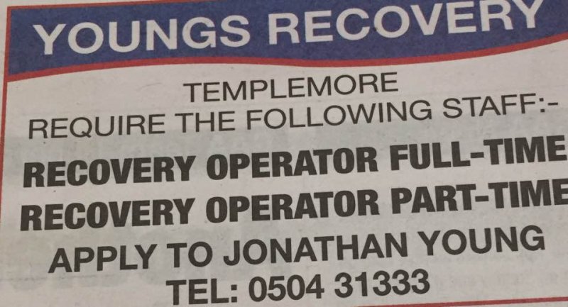 Tipperary Star - Full and Part Time Recovery Operators