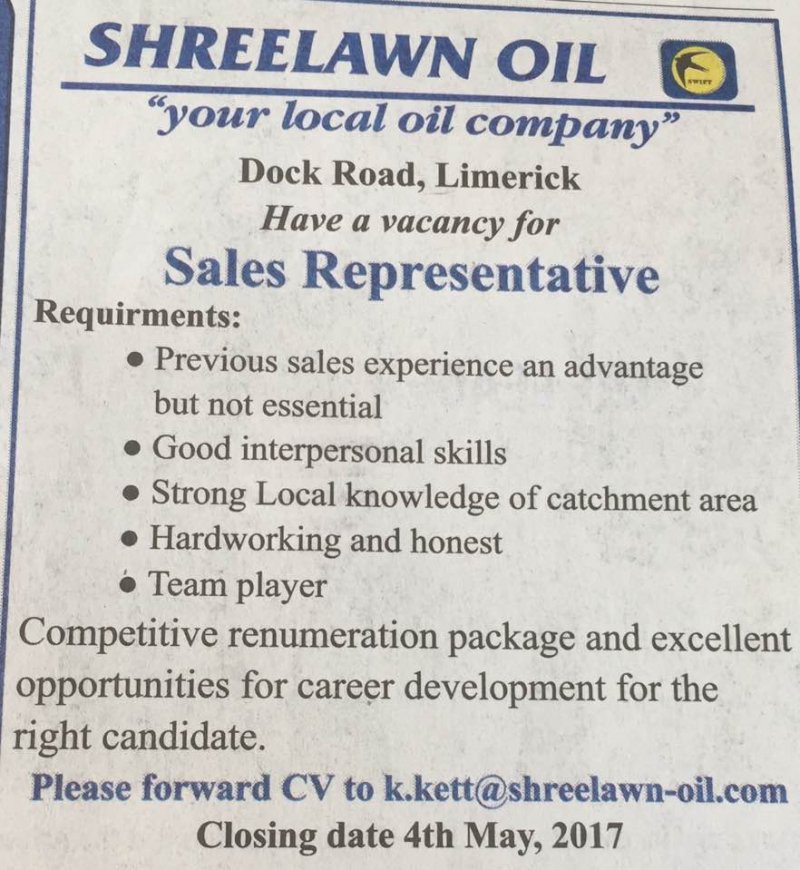 Limerick Leader - Sales Representative