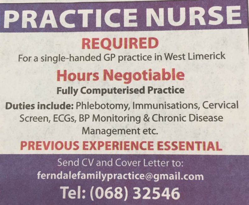 Limerick Leader - Practice Nurse