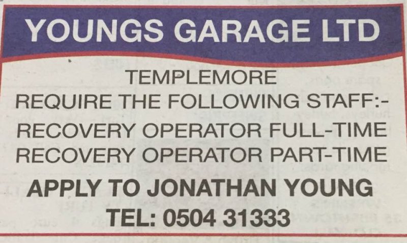 Tipperary Star - Full and Part Time Recovery Operator