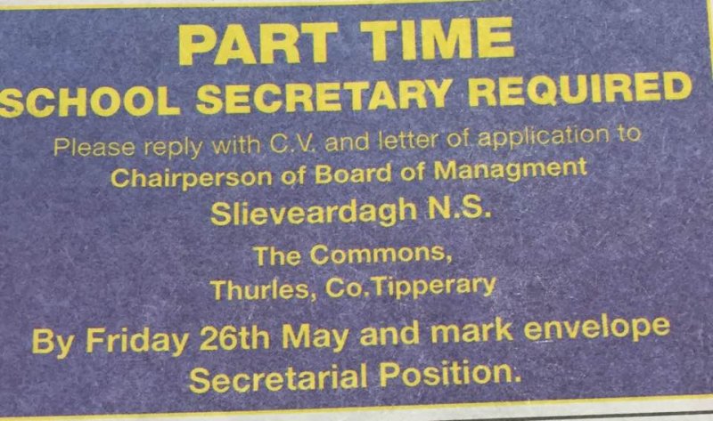 Tipperary Star - School Secretary