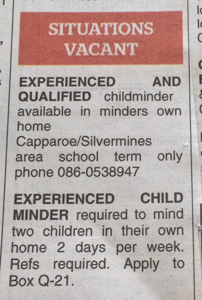 Nenagh Guardian - Situations Vacant