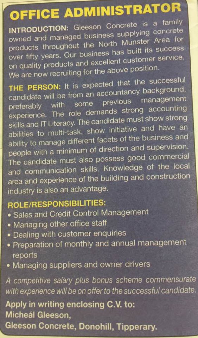 Tipperary Star - Office Administrator1