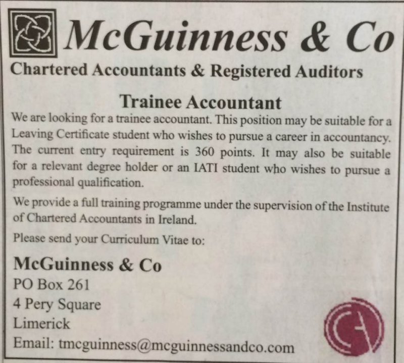 Limerick Leader - Trainee Accountant