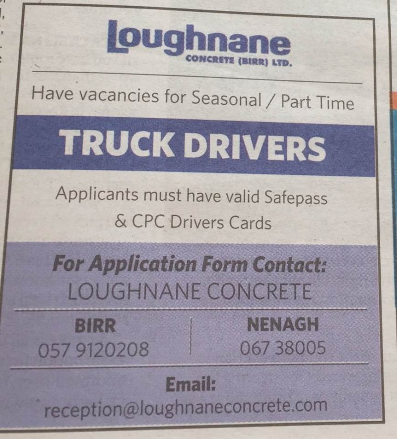 Nenagh Guardian Truck Drivers