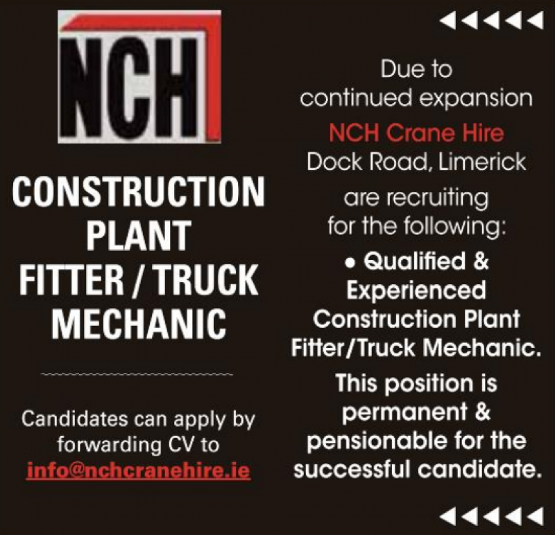 Construction Plant Fitter/ Truck Mechanic