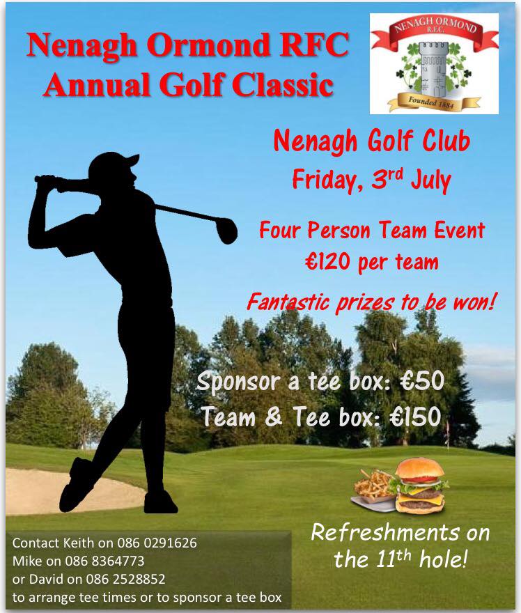 Nenagh Ormond RFC Annual Golf Classic