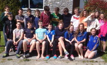 Swimmers at the North Munster Championship in Askeaton