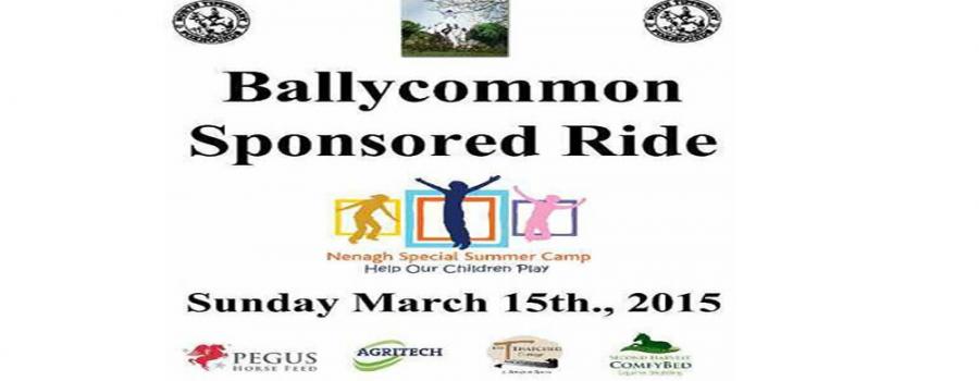Ballycommon Sponsored Ride 2015