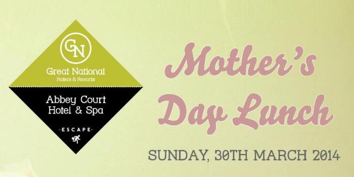 Mother’s Day at The Abbey Court Hotel