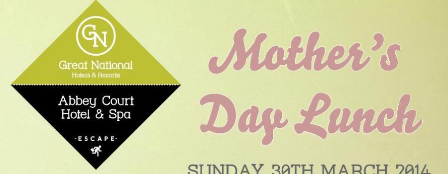 Mother’s Day at The Abbey Court Hotel