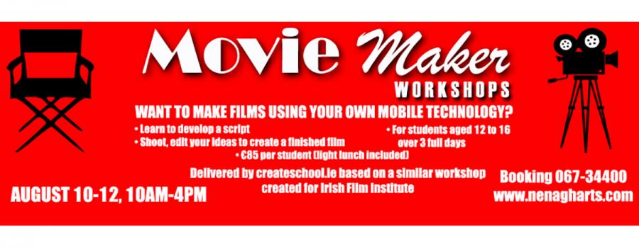Movie Maker Workshops: Wed 10 - Fri 12August