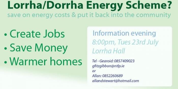 Lorrha Community Energy Information Night