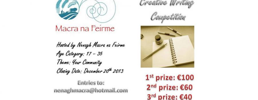 Henry Healy Launches Macra Writing Competition