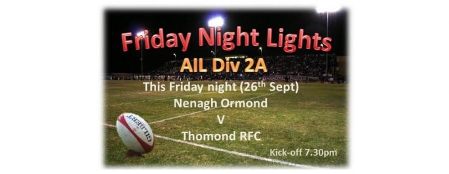 Nenagh Ormond v Thomond in AIL DIV 2A