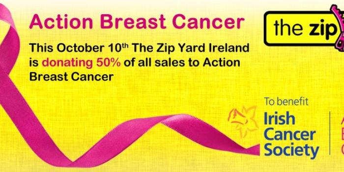 Zip Yard Supporting Action Breast Cancer