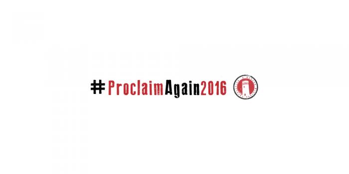 #ProclaimAgain2016