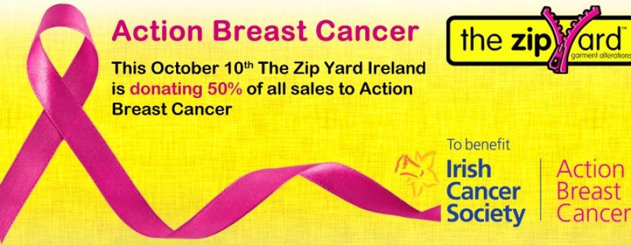 The Zip Yard Support Irish Cancer Society’s Paint it Pink Campaign.